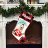 Famitrendz Personalized Goldendoodle 1 Stockings Christmas, Custom Dog Hold Red Heart Under Tree Stocking with Name, Christmas Stockings for Pet Lover, Funny Gifts for Dog Mom Dogs Dad view 3