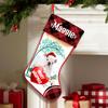 Famitrendz Personalized English Bulldog 2 Stockings Christmas, Custom Dog Hold Red Heart Under Tree Stocking with Name, Christmas Stockings for Pet Lover, Funny Gifts for Dog Mom Dogs Dad view 1