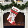 Love Signal Personalized Standard Poodle 1 Stockings Christmas, I'm Waiting for Santa Paws Dog Stocking, Custom Christmas Stockings for Pet Lover, Funny Gifts for Dog Mom Dog Dad view 2