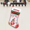 Love Signal Personalized Standard Poodle 1 Stockings Christmas, I'm Waiting for Santa Paws Dog Stocking, Custom Christmas Stockings for Pet Lover, Funny Gifts for Dog Mom Dog Dad view 3