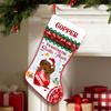 Love Signal Personalized Cockapoo 1 Stockings Christmas, I'm Waiting for Santa Paws Dog Stocking, Custom Christmas Stockings for Pet Lover, Funny Gifts for Dog Mom Dog Dad view 1