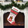 Love Signal Personalized Cockapoo 1 Stockings Christmas, I'm Waiting for Santa Paws Dog Stocking, Custom Christmas Stockings for Pet Lover, Funny Gifts for Dog Mom Dog Dad view 2