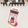 Love Signal Personalized Cockapoo 1 Stockings Christmas, I'm Waiting for Santa Paws Dog Stocking, Custom Christmas Stockings for Pet Lover, Funny Gifts for Dog Mom Dog Dad view 3