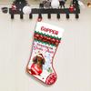 Love Signal Personalized Dachshund 4 Stockings Christmas, I'm Waiting for Santa Paws Dog Stocking, Custom Christmas Stockings for Pet Lover, Funny Gifts for Dog Mom Dog Dad view 3