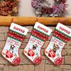 Love Signal Personalized Dachshund 4 Stockings Christmas, I'm Waiting for Santa Paws Dog Stocking, Custom Christmas Stockings for Pet Lover, Funny Gifts for Dog Mom Dog Dad view 4