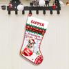 Love Signal Personalized English Bulldog 1 Stockings Christmas, I'm Waiting for Santa Paws Dog Stocking, Custom Christmas Stockings for Pet Lover, Funny Gifts for Dog Mom Dog Dad view 3