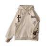 YUNZSXJY Womens Zip Up Grunge Hoodies Long Sleeve Oversized Y2k Pullover Hooded Sweatshirt Unisex Fashion Hoodie Streetwear view 1
