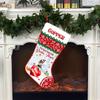 Love Signal Personalized Schnauzer Christmas Stocking, I'm Waiting for Santa Paws, Custom Pet Lover Stocking, Funny Gifts for Dog Mom and Dad view 2