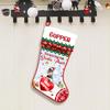 Love Signal Personalized Schnauzer Christmas Stocking, I'm Waiting for Santa Paws, Custom Pet Lover Stocking, Funny Gifts for Dog Mom and Dad view 3