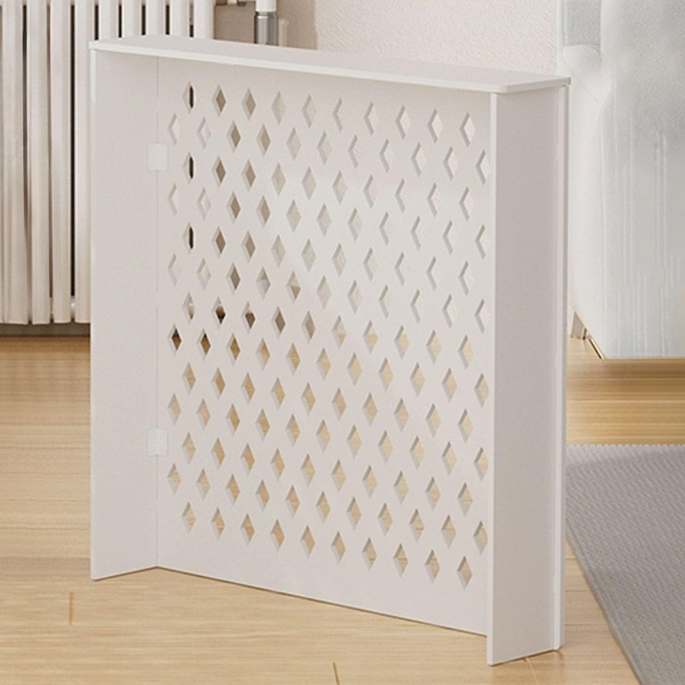 Snaweo Radiator Cover, Modern Radiator Cover Grill Shelf Cabinet, Heating Cabinet Storage Shelf, Radiator Cover Radiator Cover Display Stand, for Living Room Bedroom(L80xH70xW20cm)