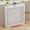 Snaweo Radiator Cover, Modern Radiator Cover Grill Shelf Cabinet, Heating Cabinet Storage Shelf, Radiator Cover Radiator Cover Display Stand, for Living Room Bedroom(L80xH70xW20cm) view 2