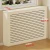 Snaweo PVC Radiator Cover, Heating Cabinet Shelf, Modern Radiator Cover Grill Shelf Cabinet, Heater Cover Cupboard Shelf, Stronger Load-Bearing Capacity, Shielding Storage Design(L70xH70xW23cm) view 2
