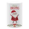 Aerdce Christmas Santa Claus Cylinder Pedestal Table Covers for Xmas Holiday Happy New Year Party Decorations Stretchy Cylindrical Stand Covers Tablecloth Decoration Props view 1