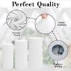 Aerdce Christmas Santa Claus Cylinder Pedestal Table Covers for Xmas Holiday Happy New Year Party Decorations Stretchy Cylindrical Stand Covers Tablecloth Decoration Props view 4