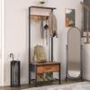 LUMTOK Hall Tree with Shoes Bench Storage,Small Coat Rack with Drawers view 1