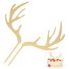 COLLBATH Christmas Antlers Shape Cake Topper Cupcake Toppers Food Picks Party Decorations view 1