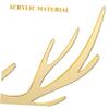 COLLBATH Christmas Antlers Shape Cake Topper Cupcake Toppers Food Picks Party Decorations view 3