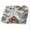 Christmas Sofa Couch Cushion Covers Washable, Removable Stretchable Sectional Couch Covers, Xmas Snowflake Birds Farmhouse Pine Cones Slipcovers for L & T Shape Sofa Furniture Protector S Size 1 pc view 1