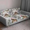 Christmas Sofa Couch Cushion Covers Washable, Removable Stretchable Sectional Couch Covers, Xmas Snowflake Birds Farmhouse Pine Cones Slipcovers for L & T Shape Sofa Furniture Protector S Size 1 pc view 3