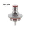 ASDJKL Home Brewing 2/3.6/4/5L Mini Keg Stainless Screw Cap Single Wall Refillable Portable Craft Beverage Kombucha Nitro Coffee Seltzer Brewing Accessories(Cap with Beer Post) view 2