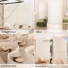 A 7.8FT High Paper Room Divider, Flexible Partition Paper Wall, Retractable Temporary Wall Screen Room Divider(3x1.5m/9.8x4.9FT) view 4