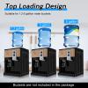 Top Loading Water Cooler Dispenser, Desktop Electric Water Dispenser, 3 Temperature Settings Boiling Water, Electric Hot and Cold Cooler Dispenser for Home Office Coffee Tea Bar, Gold 550w view 4