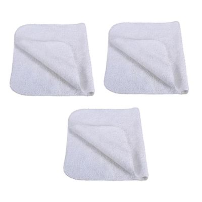 RZHBYS 3X for Karcher Steam Cleaner Cotton Mop Cloth Pads Covers for Karcher SC1 SC2 SC3 SC4 SC5 CTK10 CTK20 Robot Vacuum Cleaner Part