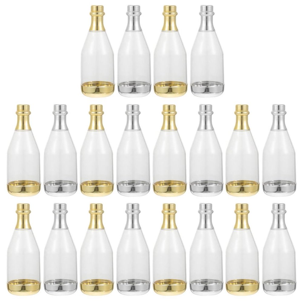 Unomor 20pcs Bottle-shaped Candy Boxes for Weddings and Parties Party Favors Creative Decorative Containers for Birthdays Anniversaries