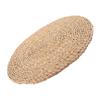 Unomor Meditation Yoga Seat Pad Handmade Cattail Floor Cushion Woven Pillow Traditional Mat Comfortable Woven Seat view 1