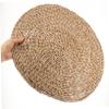 Unomor Meditation Yoga Seat Pad Handmade Cattail Floor Cushion Woven Pillow Traditional Mat Comfortable Woven Seat view 3