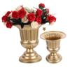 ORFOFE Floral Urn Vase Metal Urn Planter Retro Iron Flowerpot for Home Decor Flower Holder view 3