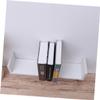 STOBAZA 1set Screwless Wall Shelf Warm White Space-Saving Bookcase for Living Room Bedroom Easy Installation Versatile Wall Ornament Natural Material view 2