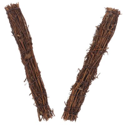 Levemolo 2pcs Natural Rattan Wreath Making Material for Crafts Farmhouse Decor Woven Garland for Home and Seasonal Celebrations for Creating Holiday Decorations