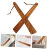 JEWEDECO Wooden Mattress Lifter Tool for Bed Effortless Bed Making Ergonomic Handle Mattress Riser Pad view 4