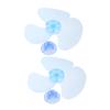 CHILDWEET 12in Universal Fan Replacements 2pcs Plastic Stand Fan Leaves for Cooling Fanner Easy Install view 1