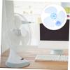 CHILDWEET 12in Universal Fan Replacements 2pcs Plastic Stand Fan Leaves for Cooling Fanner Easy Install view 4