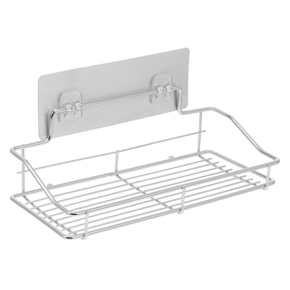 ULDIGI Nail- Storage Rack Stainless Holder Wall-Mounted Shelving Rack Rustproof for Long Use