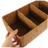 ABOOFAN Woven Storage Organizer Basket Decorative Imitation Rattan Box for Sundries for Home Office Bedroom and Living Room Multi-functional and Stylish Storage view 2