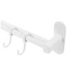 Hoement Kitchenware Hanging Rack Hooks Movable Double Pole Kitchen Organizer for Pots Pans and Utensils Space-saving Wall-mounted Storage for Modern Kitchens view 2