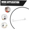 Hoement Kitchenware Hanging Rack Hooks Movable Double Pole Kitchen Organizer for Pots Pans and Utensils Space-saving Wall-mounted Storage for Modern Kitchens view 4