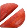 COLLBATH 2pcs Taoist Divination Cups Peach Wood Spiritual Tools for Home Decor Traditional Chinese Gua Cups for Divination and Meditation Unique Artistic Atmosphere view 3