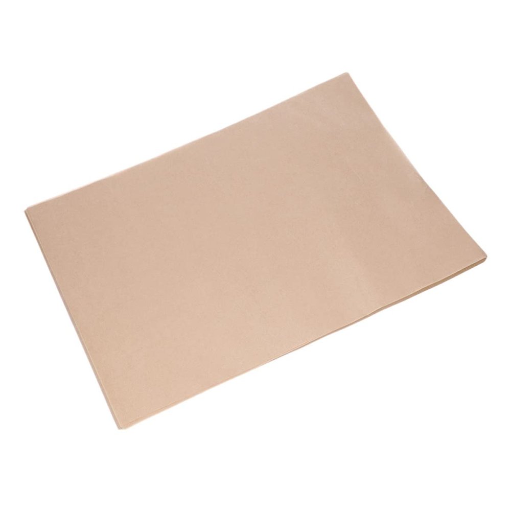Mikinona 100pcs Non-stick Baking Parchment Paper Sheets Silicone Coated and Oil Resistant for Barbecue Air Fryer Oven Use
