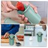 BRIGHTFUFU Strawberry Chopper Gadget Efficient Fruit Vegetable Cutter Compact Design for Easy Storage for Prep Slicing Fruits Like Cucumber Cherry Tomatoes view 3