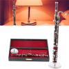 YRELIZY Decorative Musical Instrument Models Simulation Miniature Basson Craft Decoration Mini Musical Instrument Model Ornaments Home Decor Gift view 2