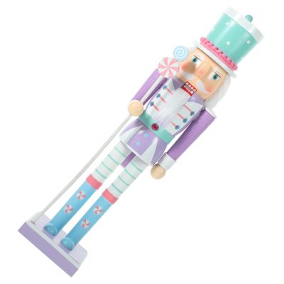 OKUMEYR Wooden Nutcracker Puppet Decoration Hand-Painted Xmas Nutcracker Figure for Home Hotel and Restaurant Decor Christmas Ornament