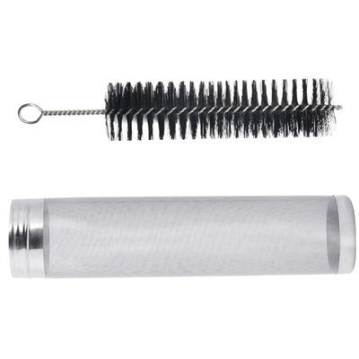 SECFOU 1set Stainless Steel Hop Filter Strainer Cleaning Brush Mesh for Home Brewing and Wine Making Easy to Clean