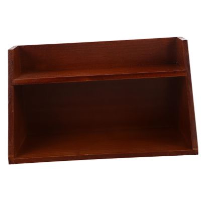 Levemolo Versatile Wooden Display Stand for Toy Models and Figures Vintage Desktop Organizer Riser for Home Decoration and Collection Storage for Living Room and Bedroom Use
