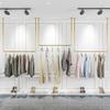 EVXOIJM Clothing Store,Suspended Ceiling Suspension,Display Rack - Window Hanging Clothes Rack - U-Shaped Shelf for Clothing Storage and Organization view 2