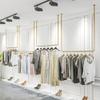 EVXOIJM Clothing Store,Suspended Ceiling Suspension,Display Rack - Window Hanging Clothes Rack - U-Shaped Shelf for Clothing Storage and Organization view 4