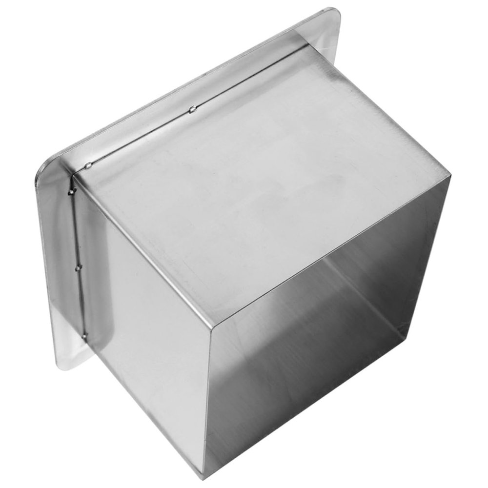 CAXUSD Stainless Steel Square Countertop Trash Chute Grommet for Kitchen Embedded Waste Disposal for Home Cafe Office Practical and Stylish Design